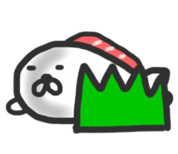 sushi & seal 2 sticker #10368730