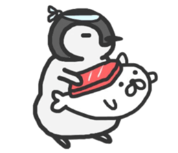 sushi & seal 2 sticker #10368732
