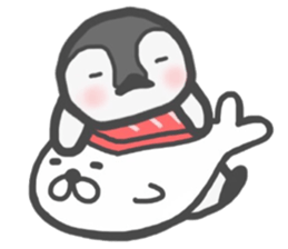 sushi & seal 2 sticker #10368733