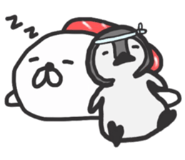 sushi & seal 2 sticker #10368734