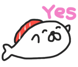 sushi & seal 2 sticker #10368736