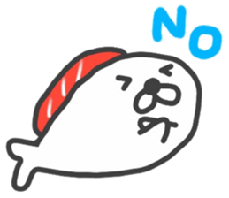 sushi & seal 2 sticker #10368737