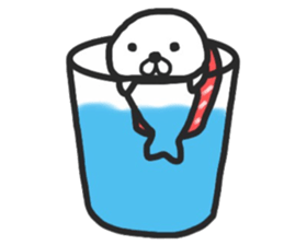 sushi & seal 2 sticker #10368747