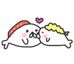 sushi & seal 2 sticker #10368748