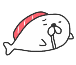 sushi & seal 2 sticker #10368749