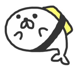 sushi & seal 2 sticker #10368754