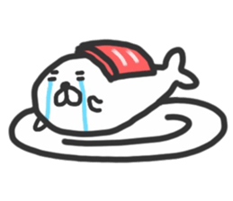 sushi & seal 2 sticker #10368755