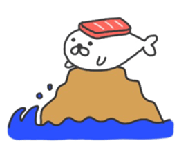 sushi & seal 2 sticker #10368757