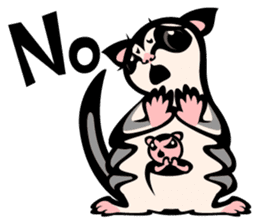 Animal parent and child in Australia sticker #10369015