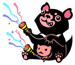 Animal parent and child in Australia sticker #10369030