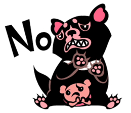 Animal parent and child in Australia sticker #10369031