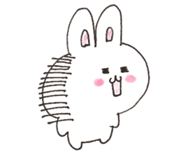 japan bunny sticker #10369245