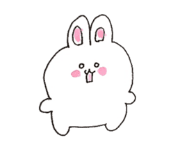 japan bunny sticker #10369262