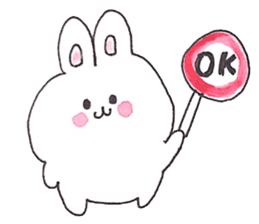 japan bunny sticker #10369269