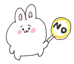 japan bunny sticker #10369270