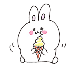 japan bunny sticker #10369271