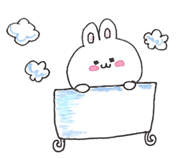 japan bunny sticker #10369273
