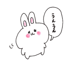 japan bunny sticker #10369278