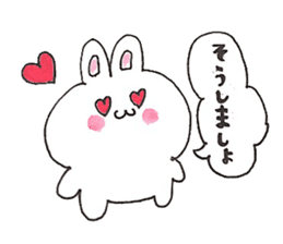 japan bunny sticker #10369279