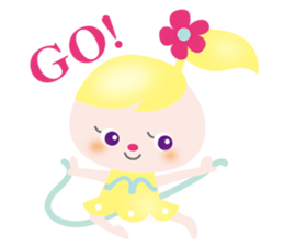 rhythmic gymnastics Merrily sticker #10369693