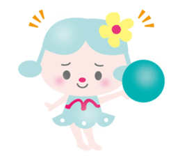 rhythmic gymnastics Merrily sticker #10369704