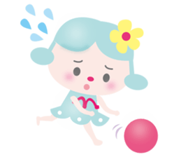 rhythmic gymnastics Merrily sticker #10369708