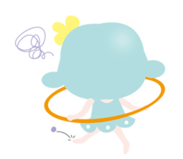 rhythmic gymnastics Merrily sticker #10369718