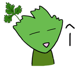 The cute coriander 2 sticker #10370169