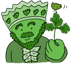 The cute coriander 2 sticker #10370188