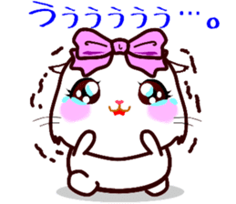 chatty girl hamster sticker #10370218