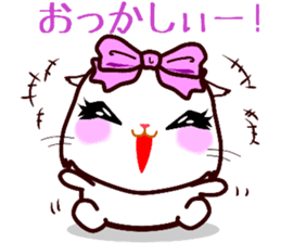 chatty girl hamster sticker #10370228