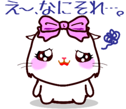 chatty girl hamster sticker #10370229