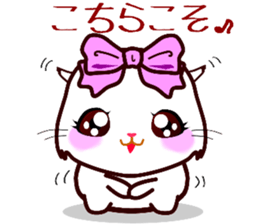 chatty girl hamster sticker #10370233