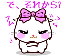 chatty girl hamster sticker #10370234