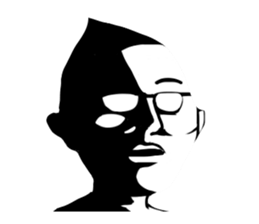 Boss  who wore glasses 2 sticker #10370259