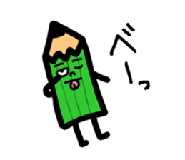 Mr pencil and Ms eraser sticker #10370368