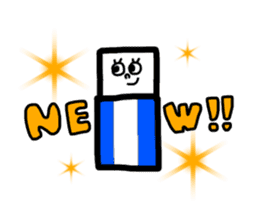 Mr pencil and Ms eraser sticker #10370391