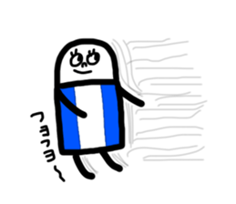 Mr pencil and Ms eraser sticker #10370397