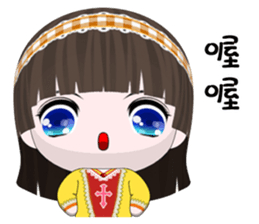 QQ Girl Lili (Happy life) sticker #10370535