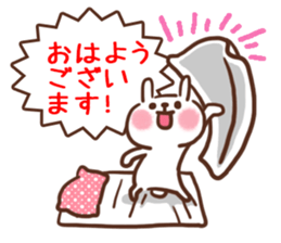 Good morning Rabbit and Friends sticker #10370923