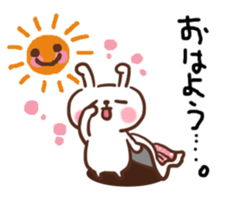 Good morning Rabbit and Friends sticker #10370924