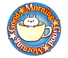 Good morning Rabbit and Friends sticker #10370959