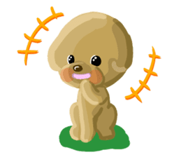 toypoodle CHOCOTAN sticker #10371289