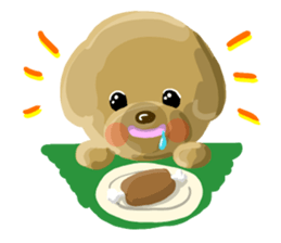 toypoodle CHOCOTAN sticker #10371294