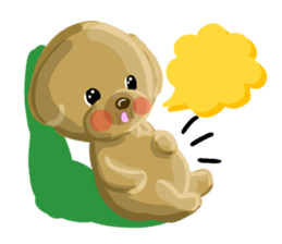 toypoodle CHOCOTAN sticker #10371295
