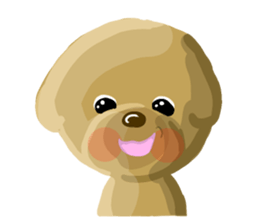 toypoodle CHOCOTAN sticker #10371305