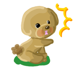toypoodle CHOCOTAN sticker #10371308