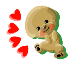 toypoodle CHOCOTAN sticker #10371313