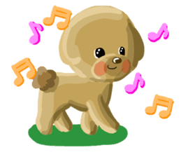 toypoodle CHOCOTAN sticker #10371315