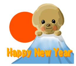 toypoodle CHOCOTAN sticker #10371317